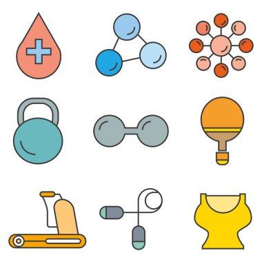 Web simgeler kümesi. vektör çizim          