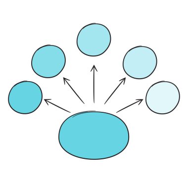 hiyerarşinin vektör illüstrasyonu