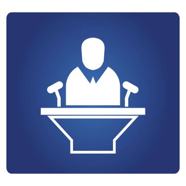 İş konsepti. Toplantı işadamı vektör Illustration 