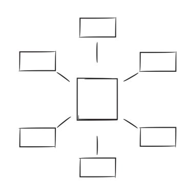 vektör Illustration diyagram, şablon 