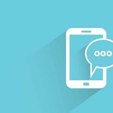 iş konsepti, akıllı telefonun vektör illüstrasyonu 