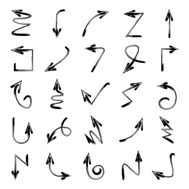 oklar vektör çizim