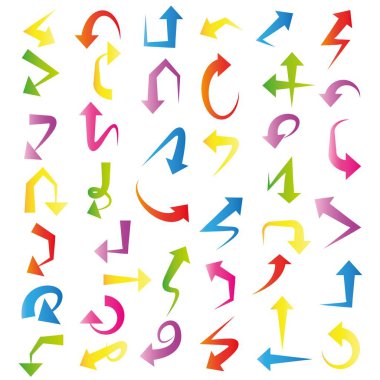 oklar vektör çizim