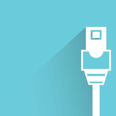 şarj simgesinin vektör illüstrasyonu 