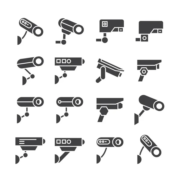 Vektor Illustration Von Kamera Icons — Stockvektor