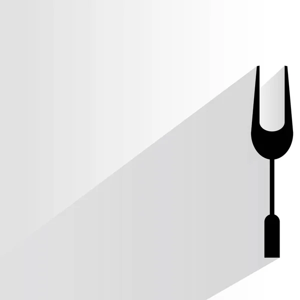 Web Icon Vector Illustration Fork — Stock Vector