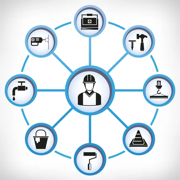 业务线图标集 矢量图 — 图库矢量图片