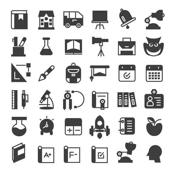 Web Icons Gesetzt Vektorillustration — Stockvektor