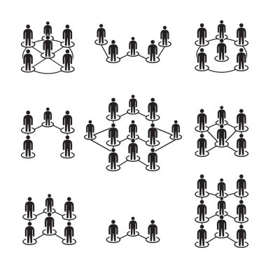 bağlantı kavramı vektör Illustration