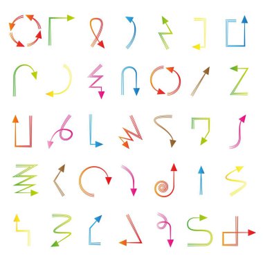 oklar vektör çizim