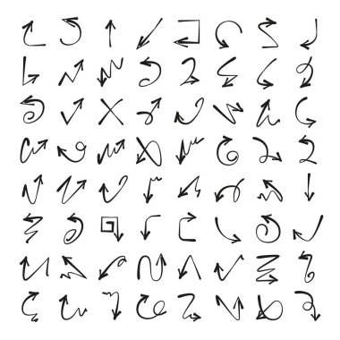 oklar vektör çizim