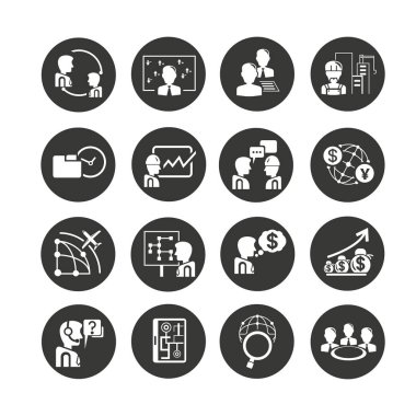 Web simgeler kümesi. vektör çizim 