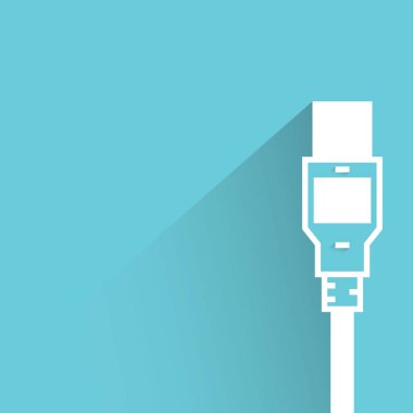 şarj simgesinin vektör illüstrasyonu 