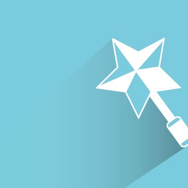 Web simgesi. Yıldız oyuncak vektör illüstrasyon