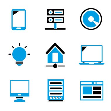 Web simgeler kümesi. vektör çizim      