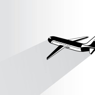 web simgesi, uçak vektör illüstrasyon