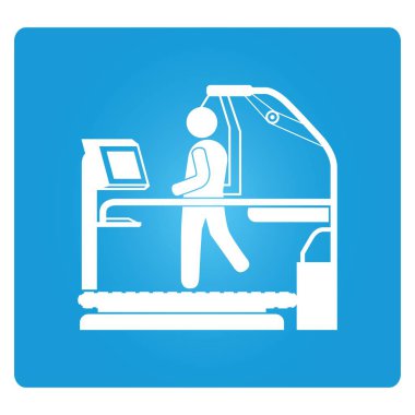 çalışan kalp atış hızı monitörü, kalp hastalığı vektör çizimi 