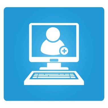 iş kavramı, bilgisayarın vektör illüstrasyon