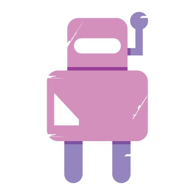 Robot simgesinin vektör illüstrasyonu 