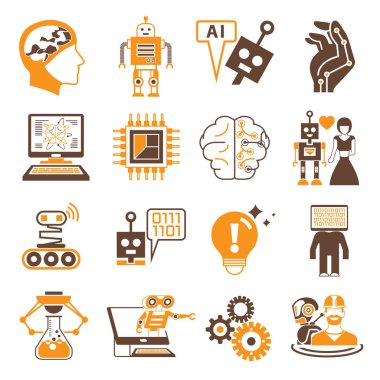 Web simgeler kümesi. vektör çizim    