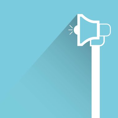 Web simgesi. Hoparlörvektör illüstrasyon