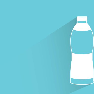 Web simgesi. Şişenin vektör çizimi