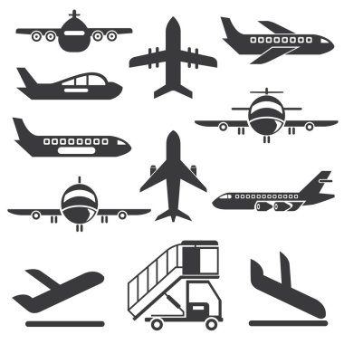 Web simgeler kümesi. vektör çizim  