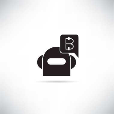 blockchain kavramının vektör illüstrasyonu