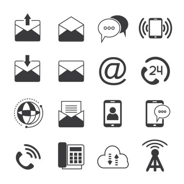 Web simgeler kümesi. vektör çizim    