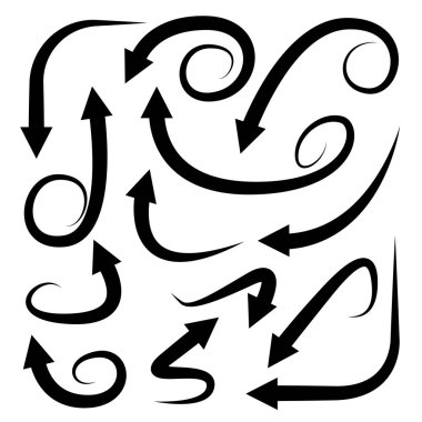 oklar vektör çizim