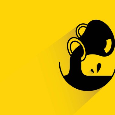 Web simgesi. Süt kavanozunun vektör çizimi