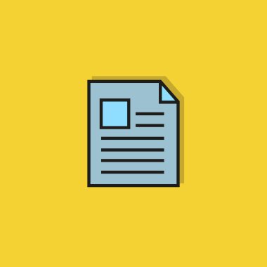 iş kavramı, belgevektör illüstrasyon