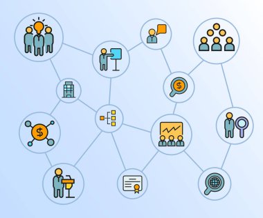 Web simgeler kümesi. vektör çizim          