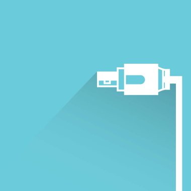 şarj simgesinin vektör illüstrasyonu 