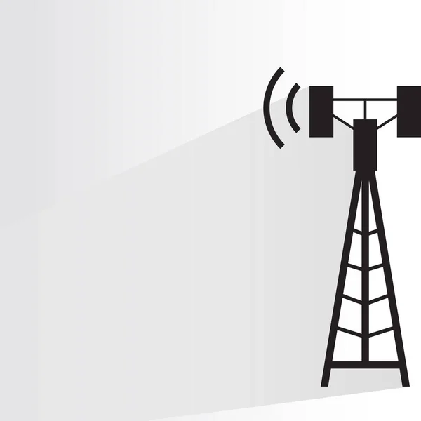 Antena Torre Comunicación — Archivo Imágenes Vectoriales