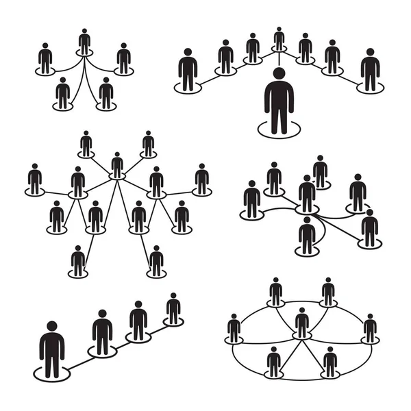 Illustrazione Vettoriale Del Concetto Connessione Rete — Vettoriale Stock