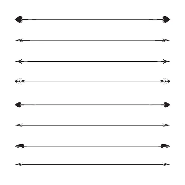 Векторная Иллюстрация Значков Стрелок — стоковый вектор