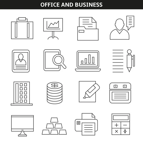 Concetto Business Illustrazione Vettoriale Ufficio Business — Vettoriale Stock