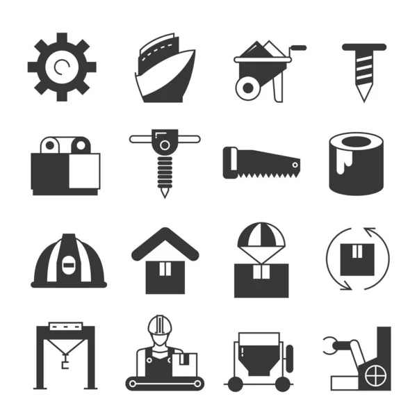 Conjunto Iconos Web Ilustración Vectorial — Archivo Imágenes Vectoriales