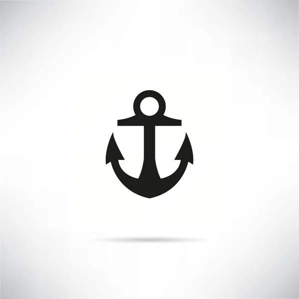 Vector Illustration Anchor Icon — Stock Vector