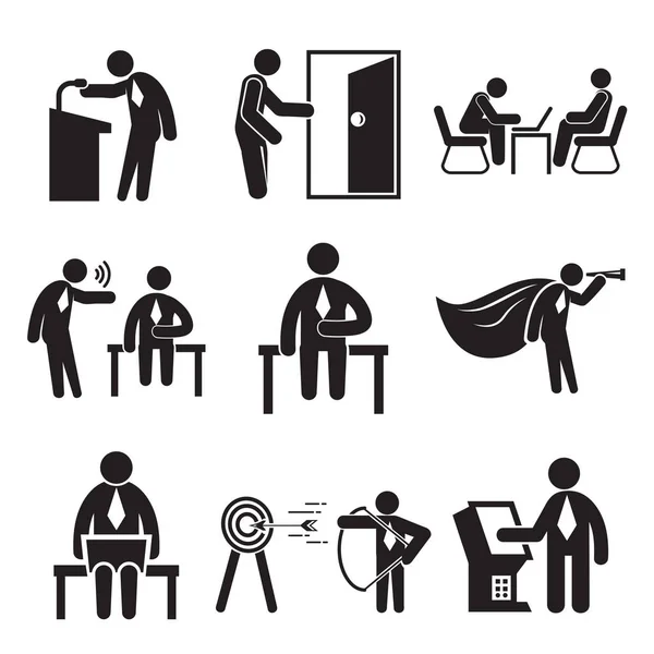 Vector Illustration People Icons — Stock Vector