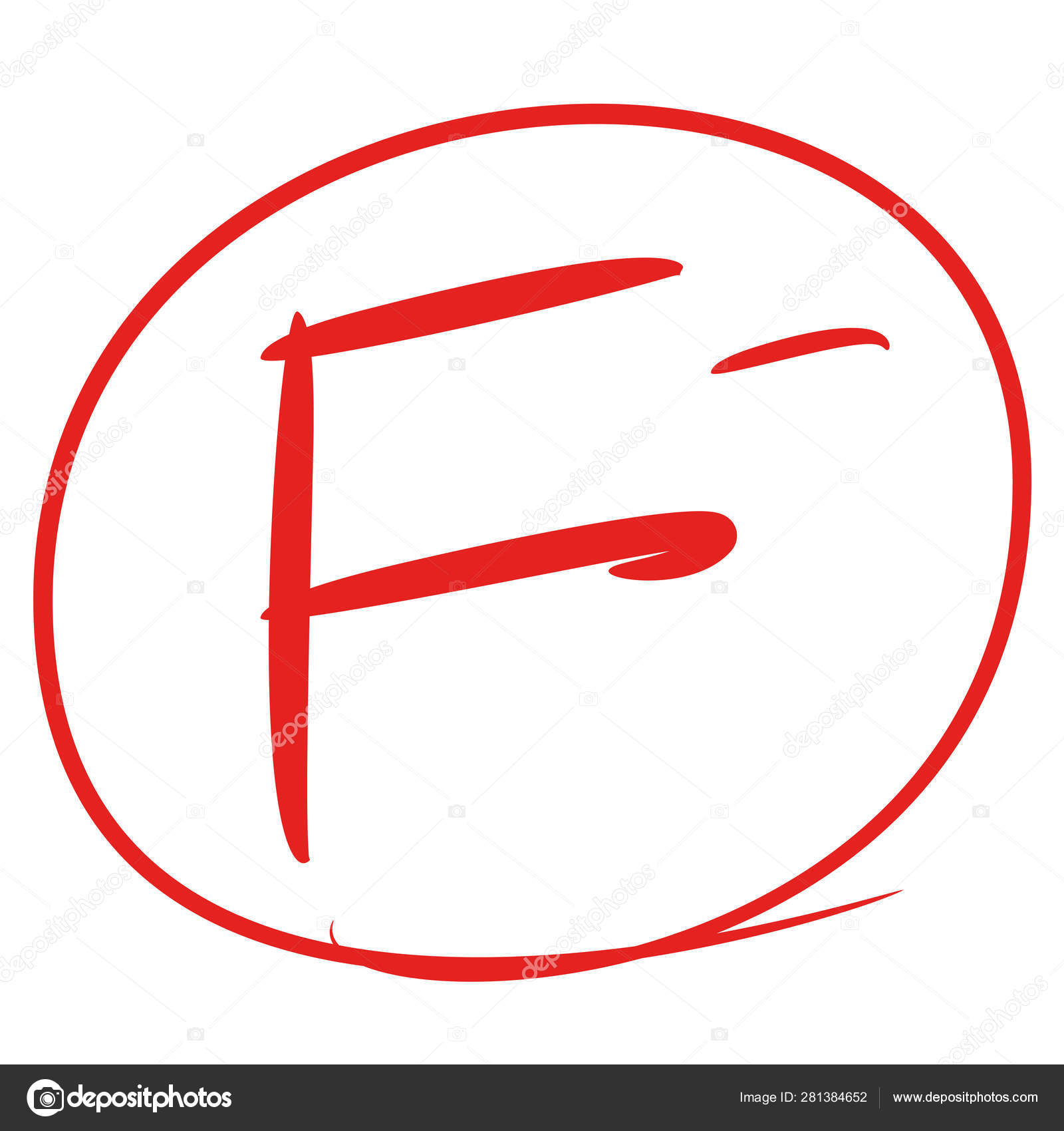 Fail Grade Stock Vector Image by ©loopang 281384652
