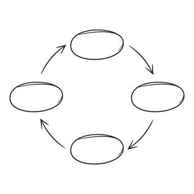 vektör Illustration diyagram, şablon 