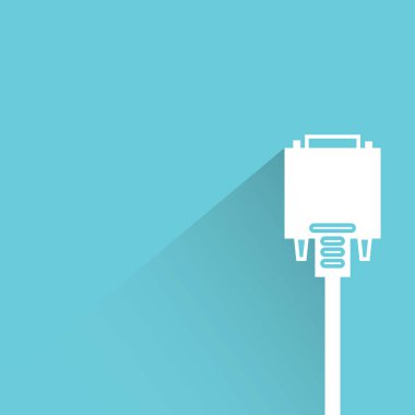 şarj simgesinin vektör illüstrasyonu 