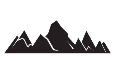 Dağlar vektör Illustration. Seyahat