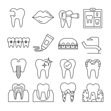 Web simgeler kümesi. vektör çizim 