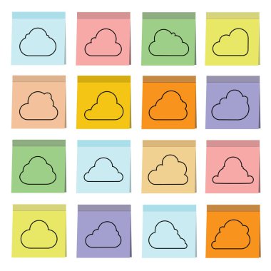 Web simgeler kümesi. vektör çizim 