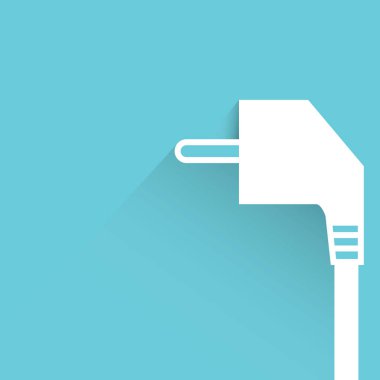 şarj simgesinin vektör illüstrasyonu 