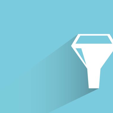 Web simgesi. Filtrenin vektör çizimi