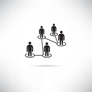 bağlantı kavramı vektör Illustration